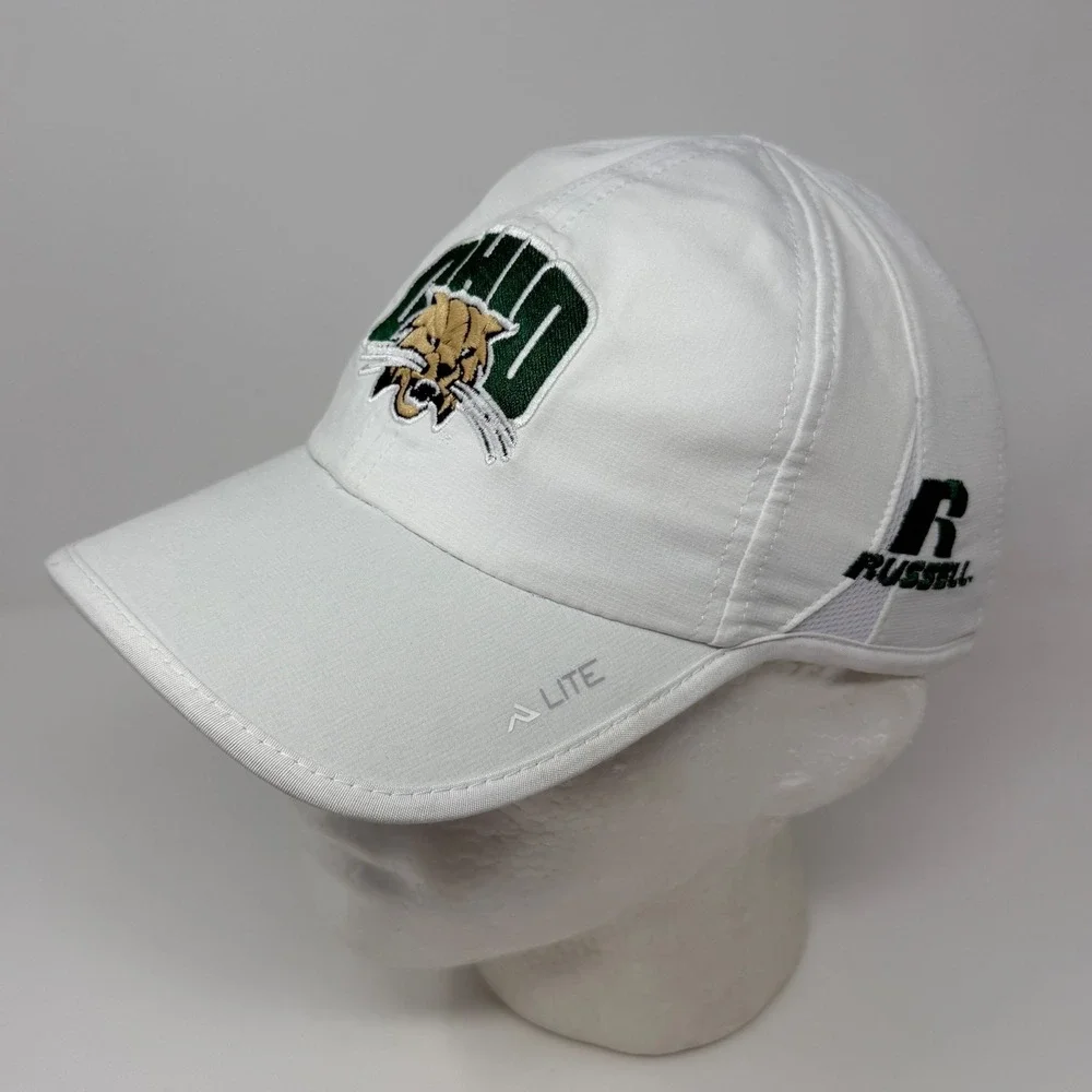 Ohio‎ Bobcats Russell Athletics A-Lite 410L Performance Hat White Adjustable Cap